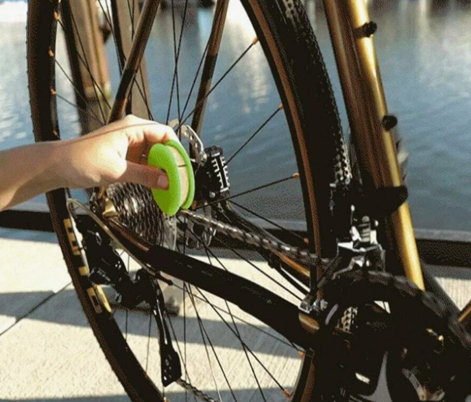 Rodillo limpiador cadena de Bicicleta| Herramienta Portátil