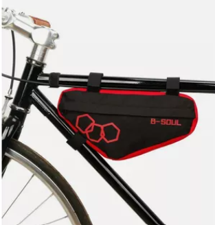 Bolsa Triangular Poliéster para cuadro de Bicicleta, resistente al agua