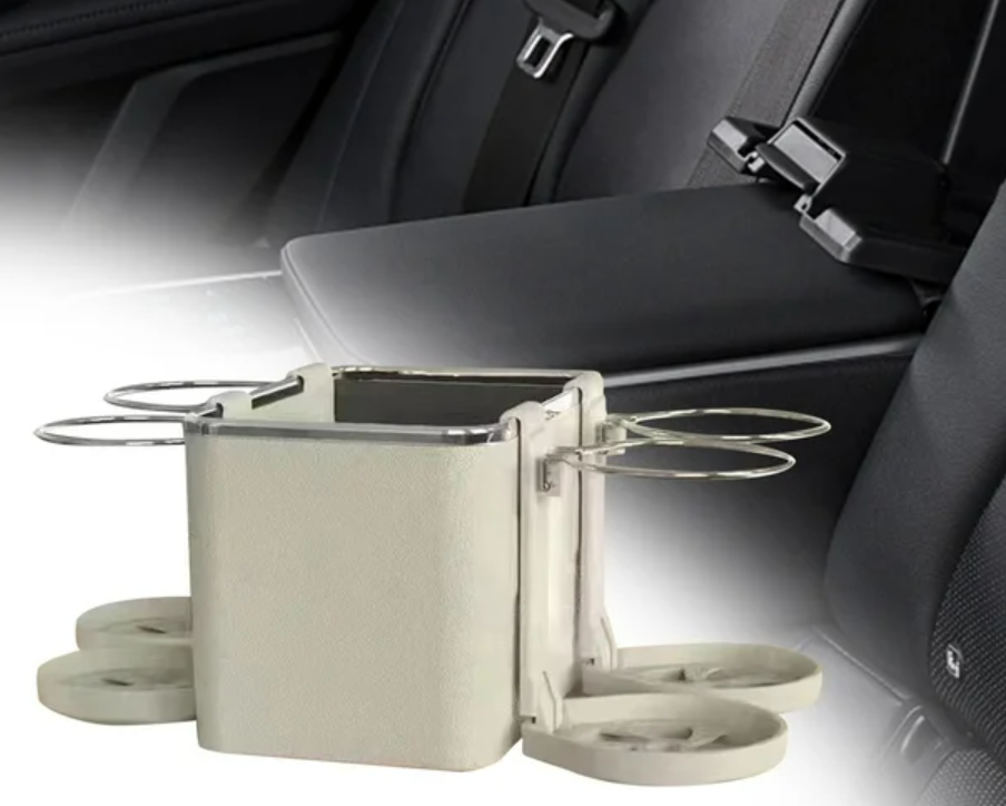 Soporte reposabrazos de coche, para toallas de papel, Beige
