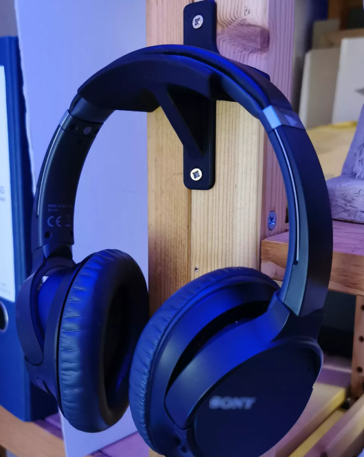 Soporte De Audifonos con fijamiento para Muro