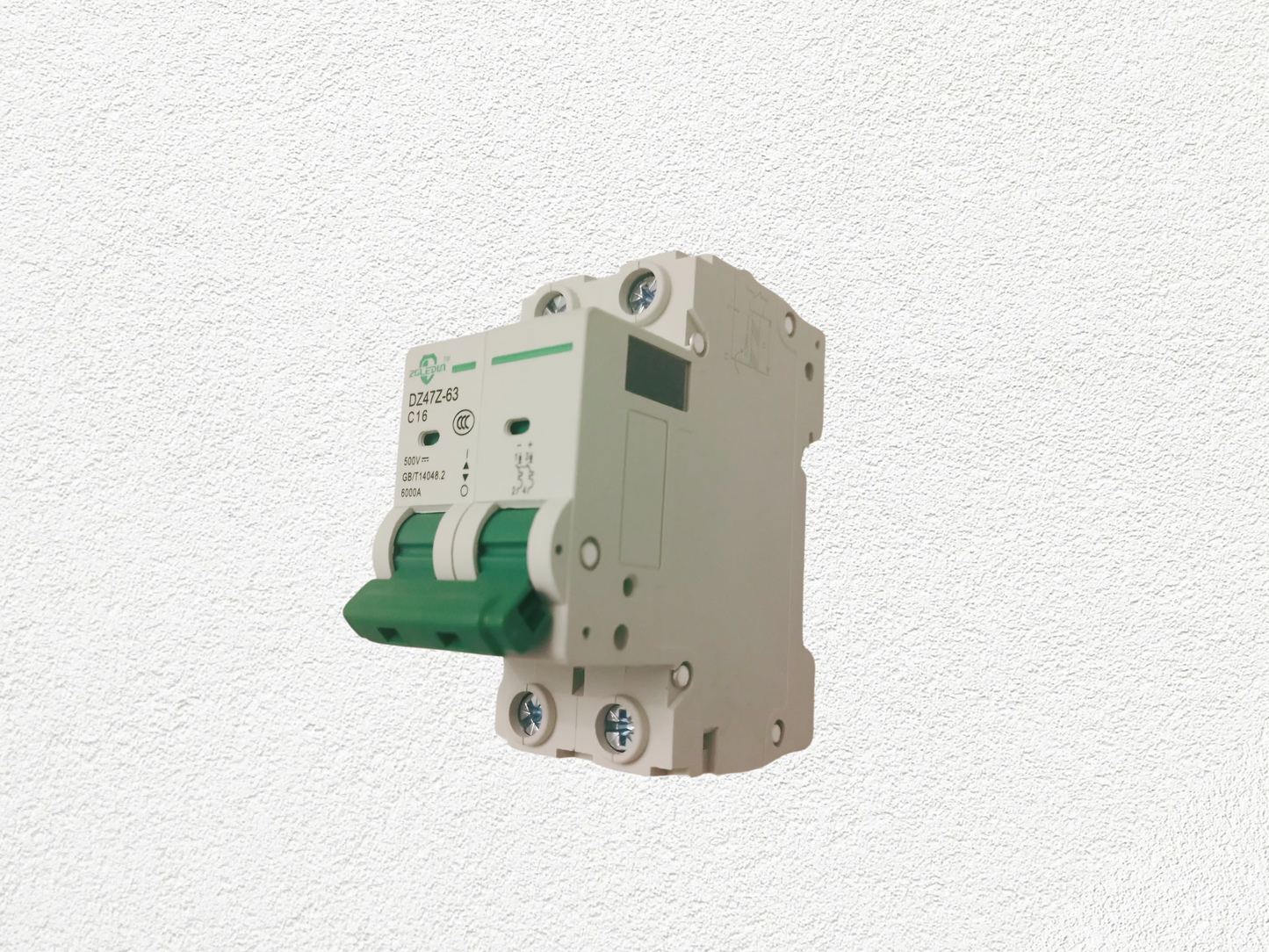 Interruptor Automático 2x1A Corriente Continua Curva C 10kA 500VDC DZ47-63 16A