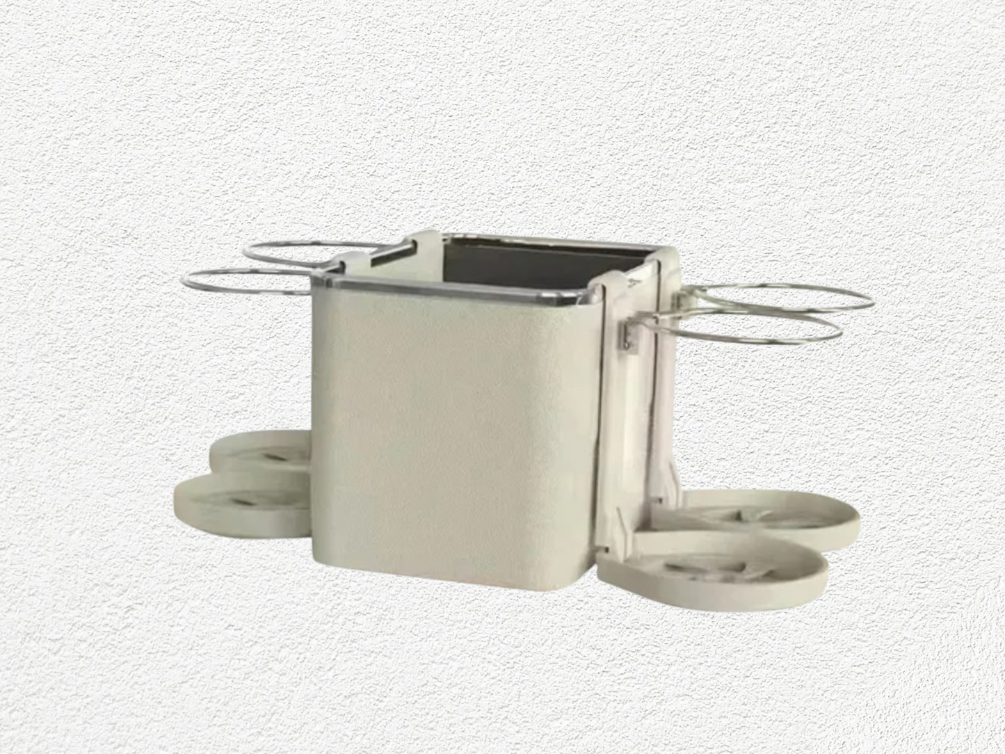 Soporte reposabrazos de coche, para toallas de papel, Beige