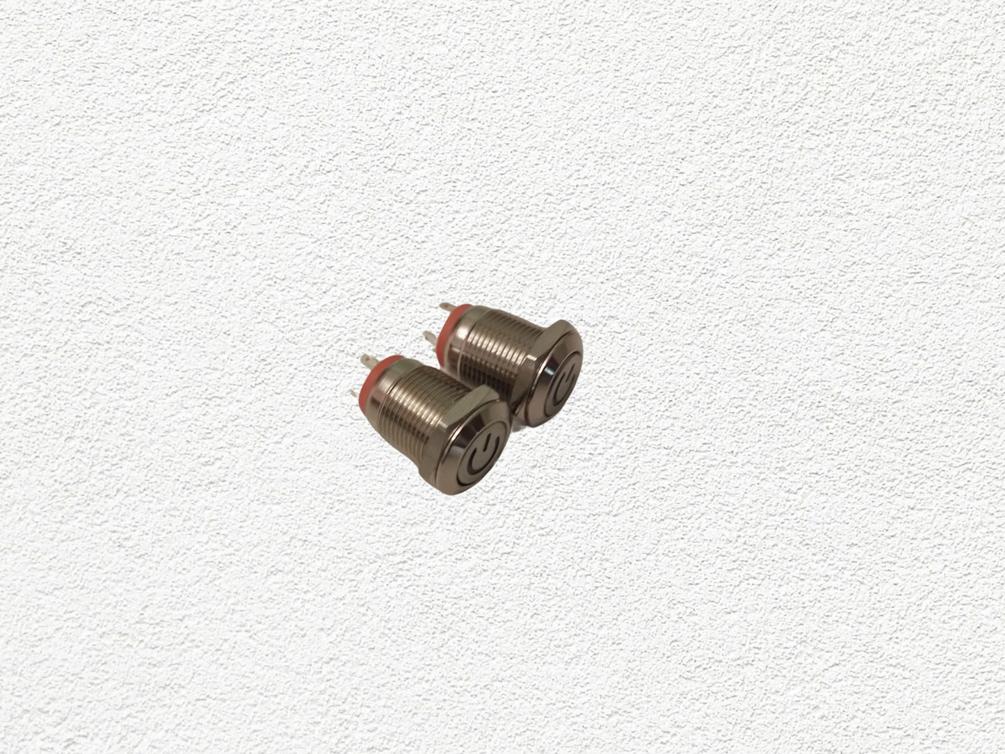 Pulsador Acero Inoxidable Led 12mm 12v / 5v