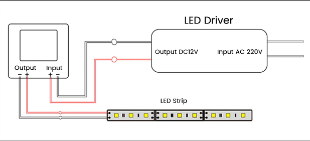 Pulsador Touch para proyecto/iluminación del hogar, Sensor táctil de espejo inteligente 12V, vidrio de 1-5mm