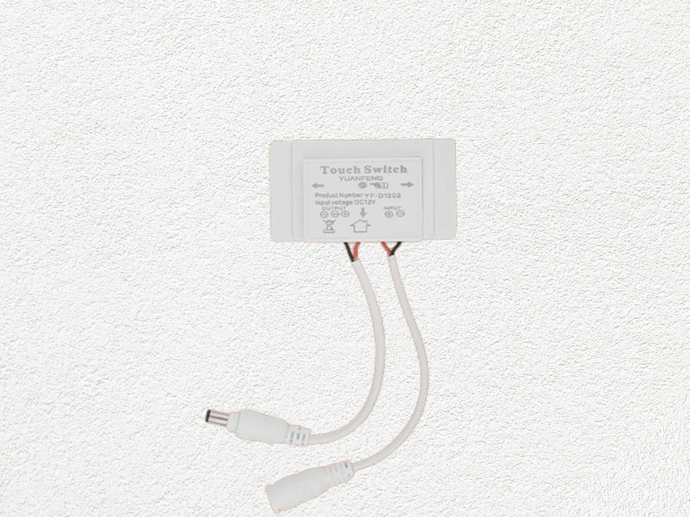 Pulsador Touch para proyecto/iluminación del hogar, Sensor táctil de espejo inteligente 12V, vidrio de 1-5mm