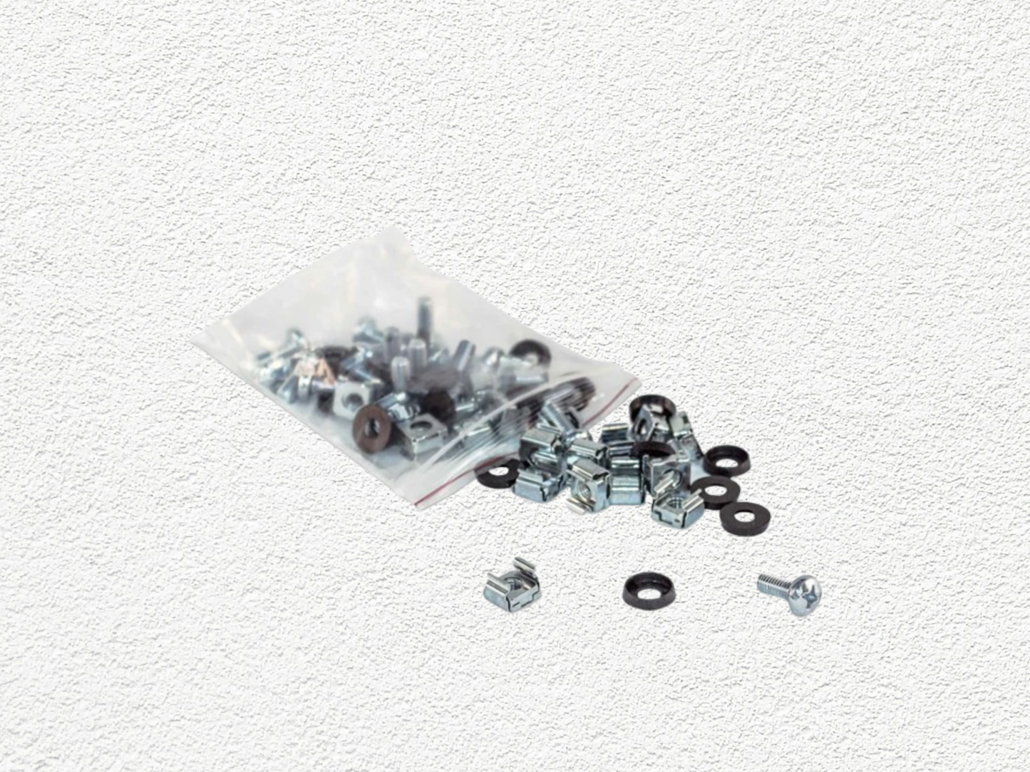 Pernos Enjaulados Tornillo M6 Para Rack 12pcs