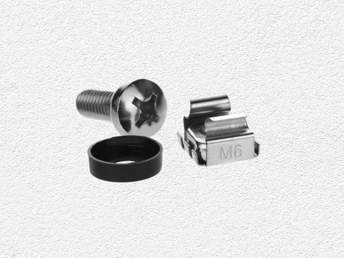 Pernos Enjaulados Tornillo M6 Para Rack 12pcs